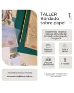Taller de bordado sobre papel y fotografía