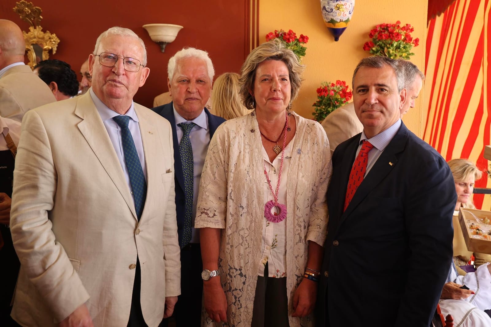 Recepción en la caseta de Labradores