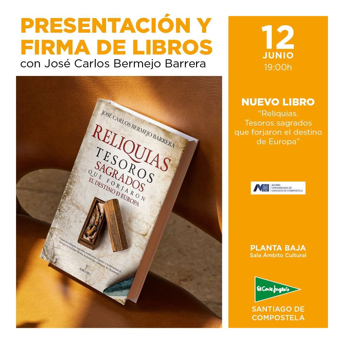 Presentación del libro 'Reliquias. Tesoros sagrados que forjaron el destino de Europa'