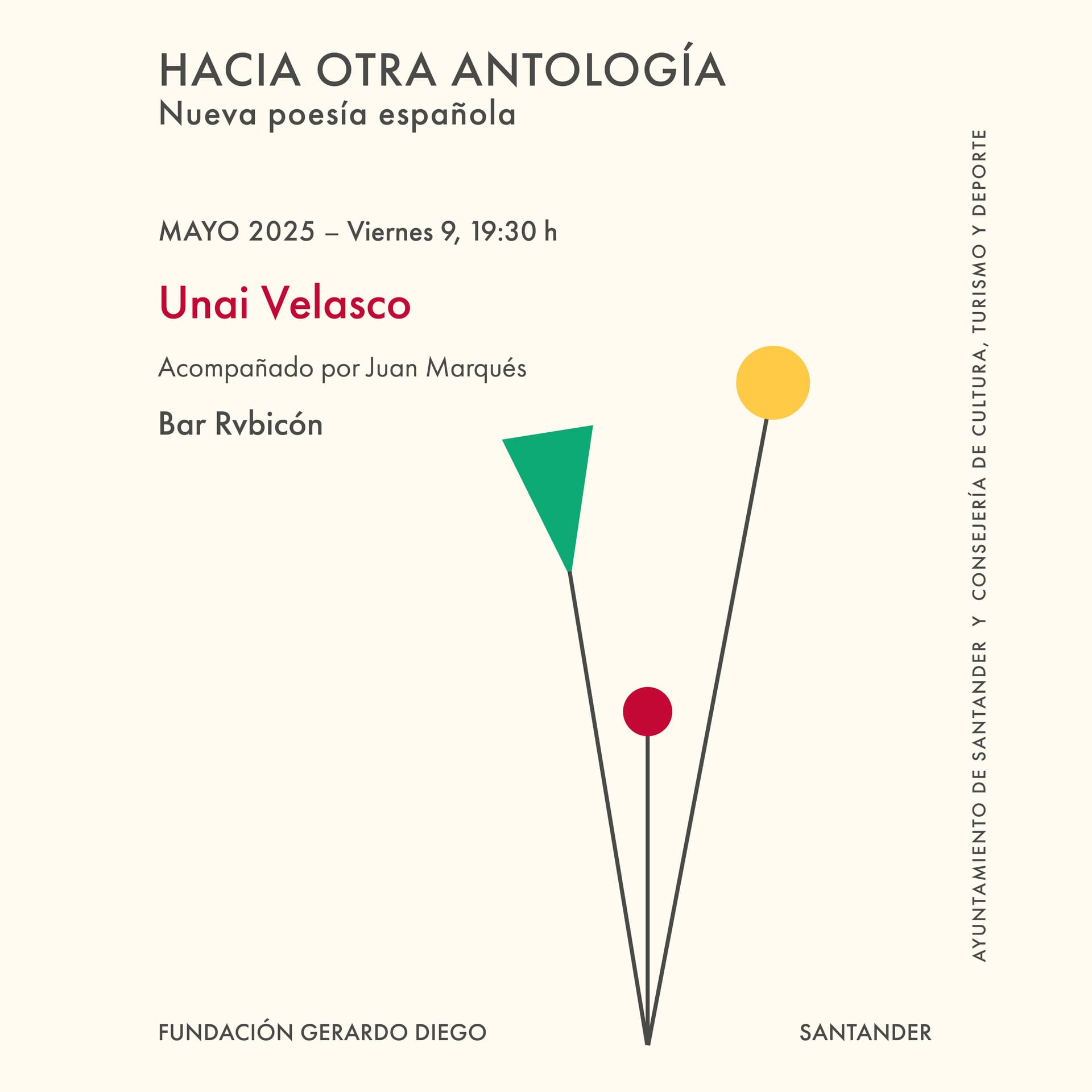 Hacia Otra Antología: Unai Velasco, acompañado por Juan Marqués