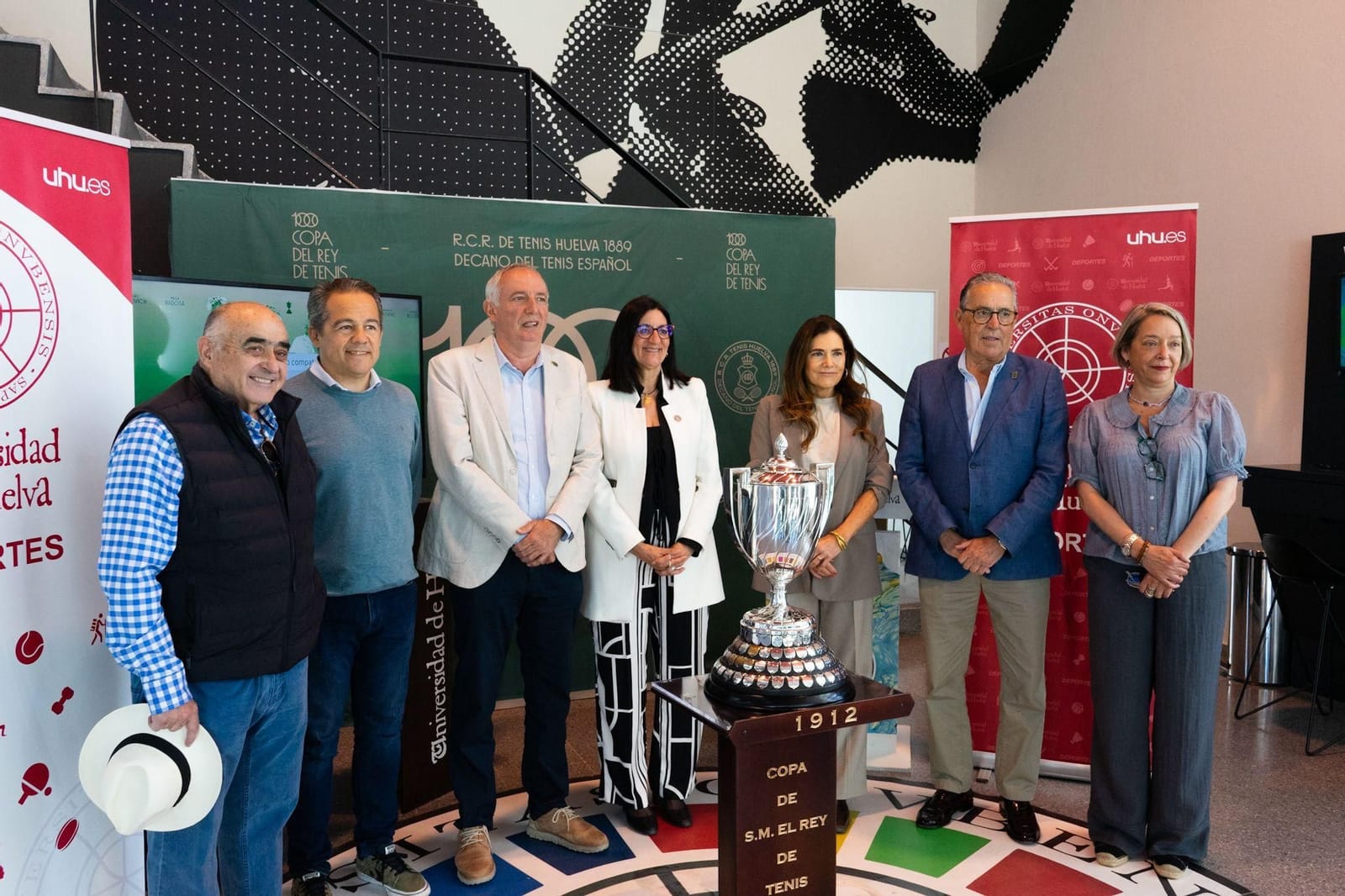 Exposición de la Copa del Rey de tenis