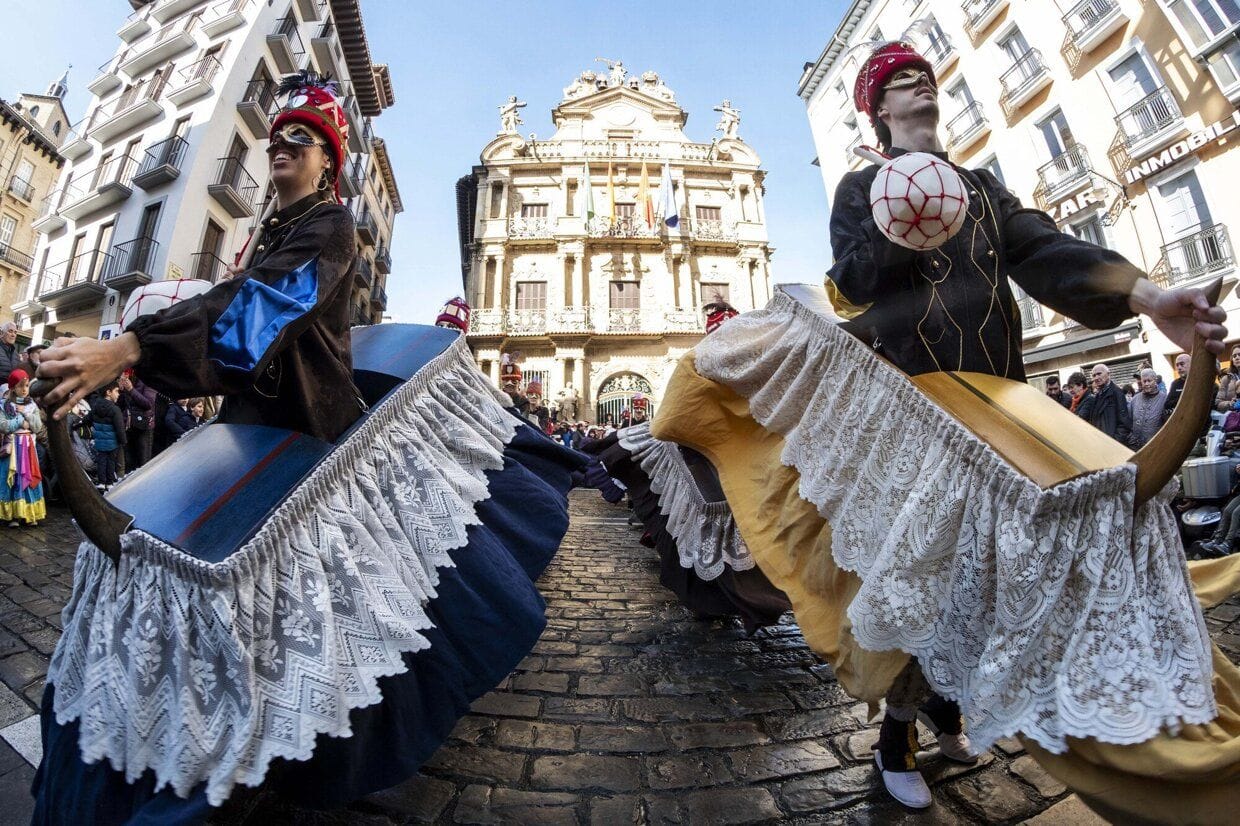 Llegada del carnaval a Pamplona