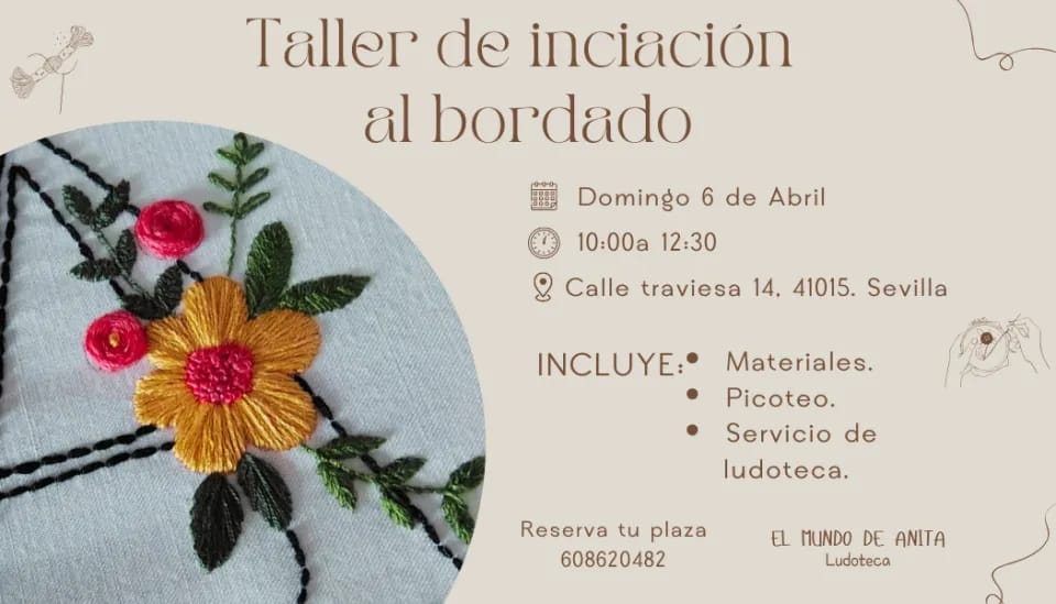 Taller de inciación al bordado
