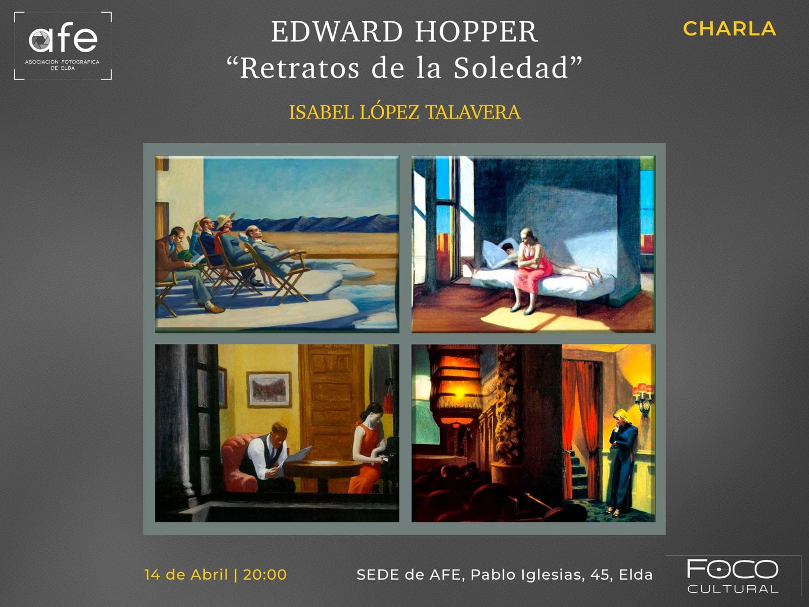 AFE: Charla “Retratos de La Soledad”