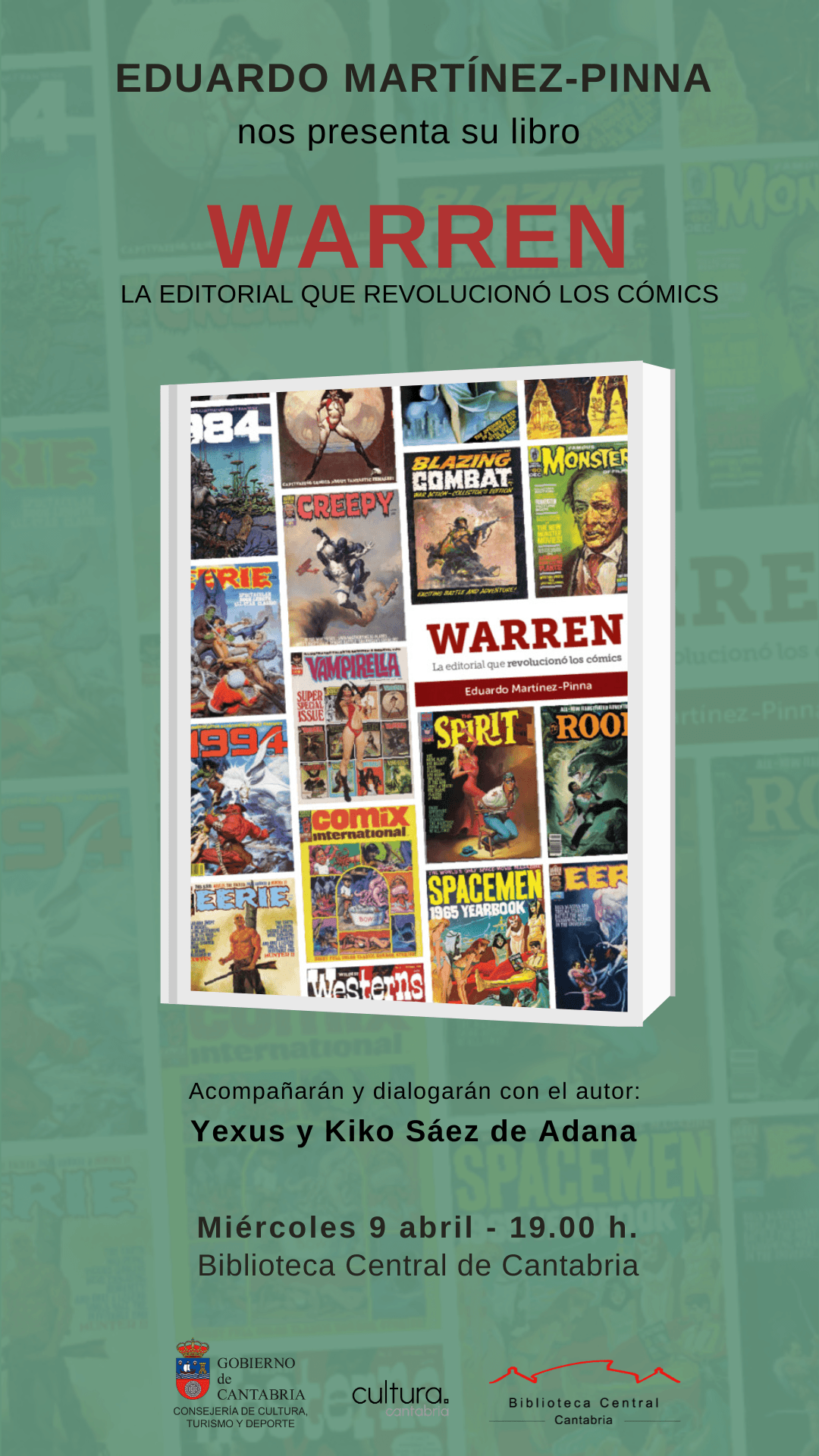 Eduardo Martínez-Pinna presenta el ensayo Warren