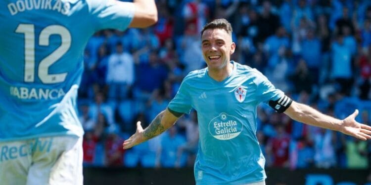 Homenaje a Iago Aspas con espectáculo de drones