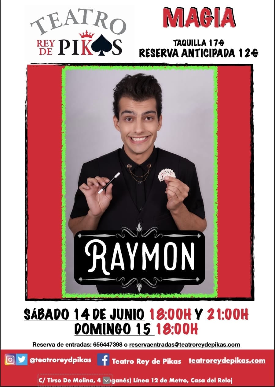 RAYMOND Espectáculo de magia para todos los públicos