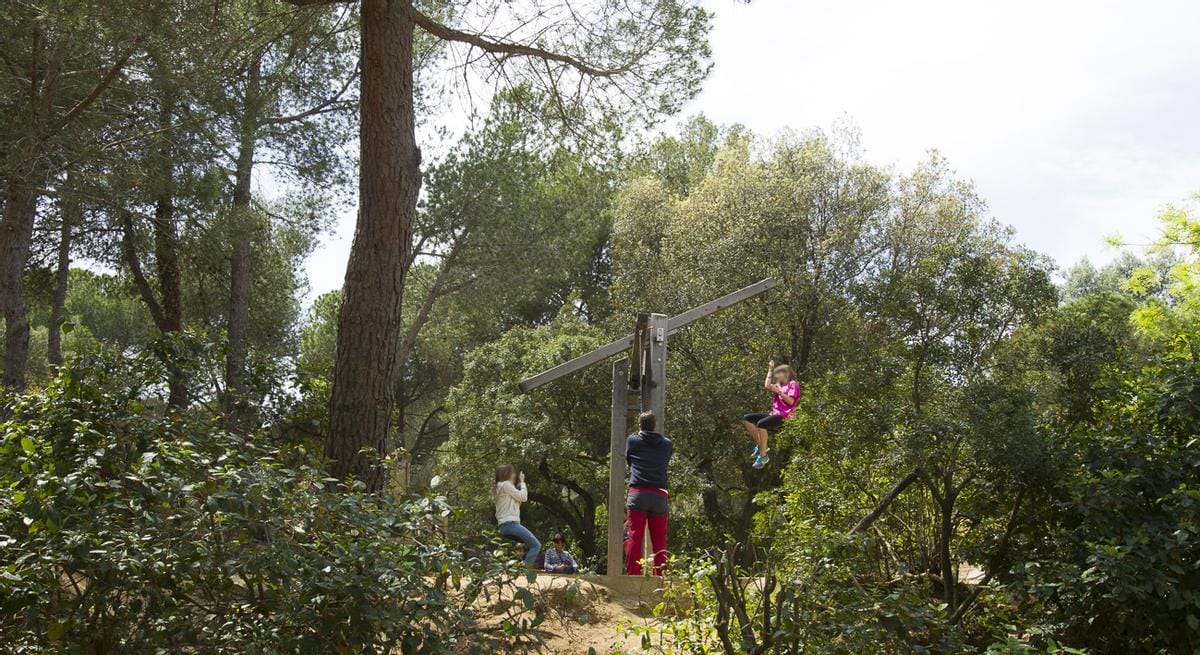 Tren del Parc del Castell de l'Oreneta
