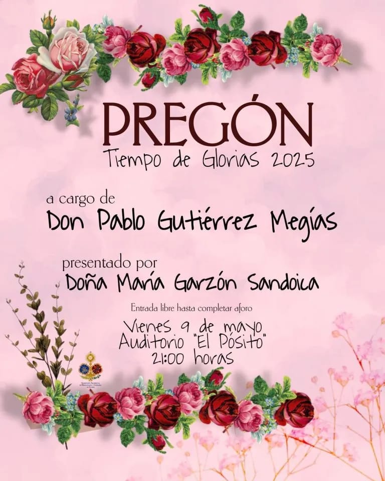 Pregón del Tiempo de Glorias 2025