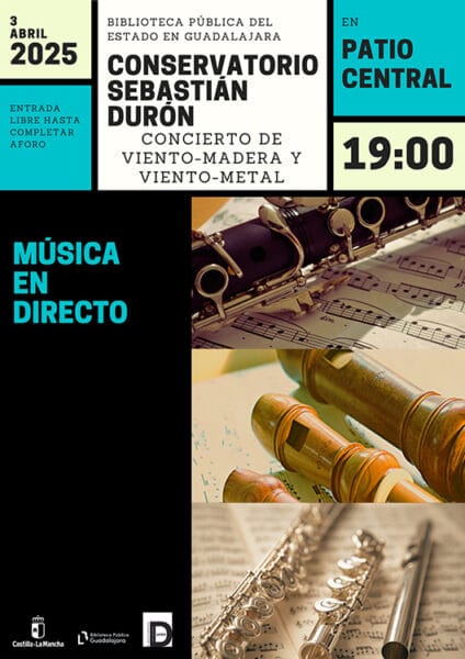 Concierto de Viento Madera y Viento Metal del Conservatorio Sebastián Durón