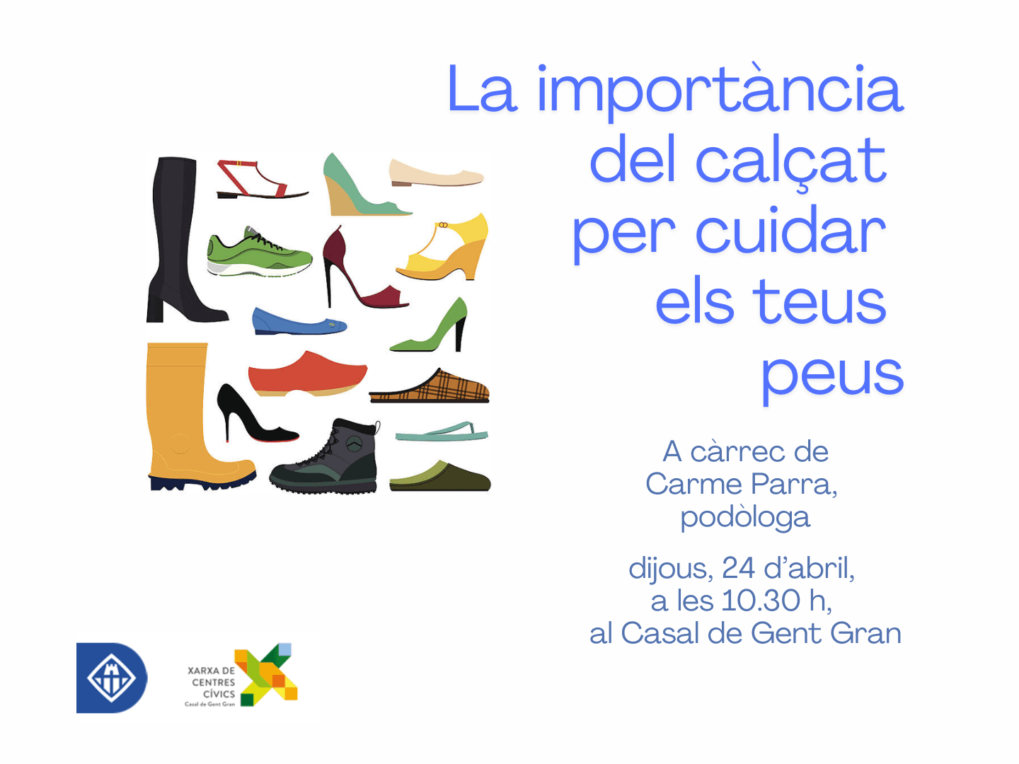 Xerrada: Importància del calçat per cuidar els peus