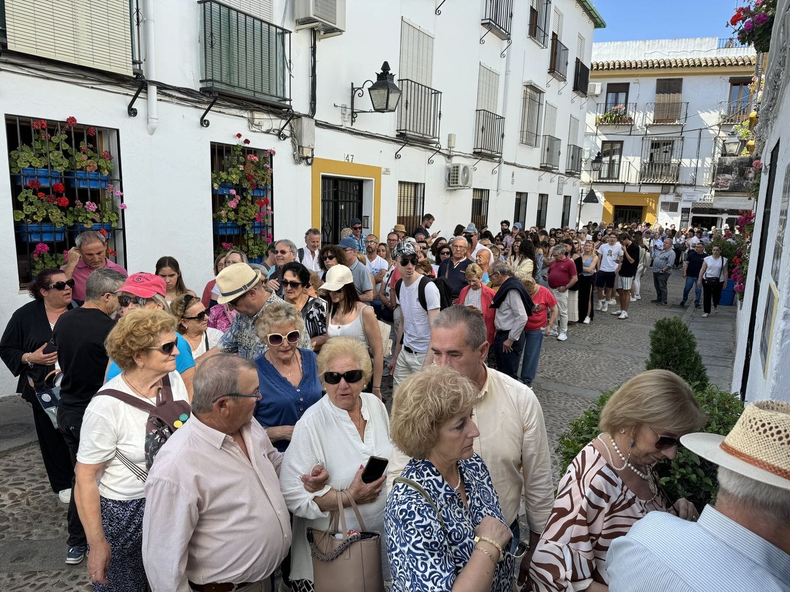 Ambiente en el último sábado de Patios