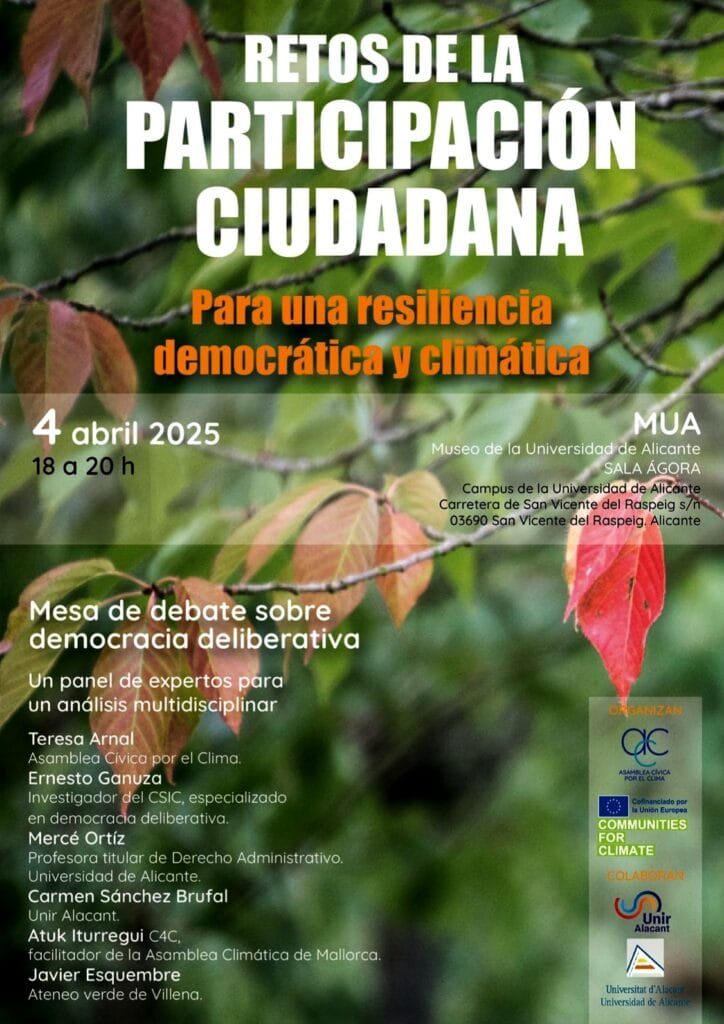 Retos de la participación ciudadana: para una resiliencia democrática y climática