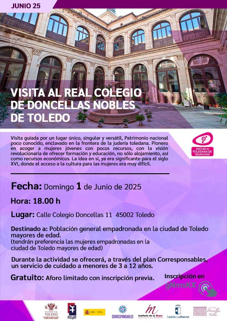 Visita cultural: Real Colegio de Doncellas Nobles de Toledo