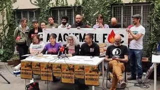 Manifestación contra la masificación turística