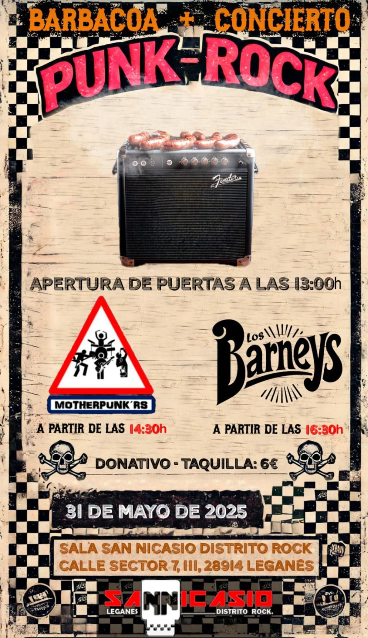 Concierto Barbacoa Punk-Rock