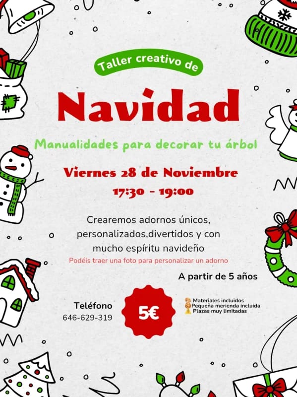 Taller Creativo de Navidad