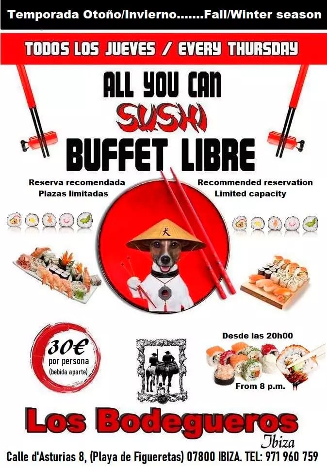 Buffet libre de sushi