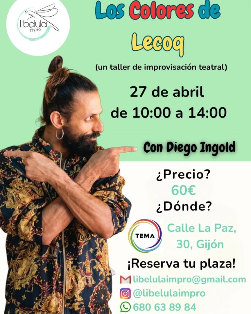 Curso de Improvisación. Los Colores de Lecoq en la Impro