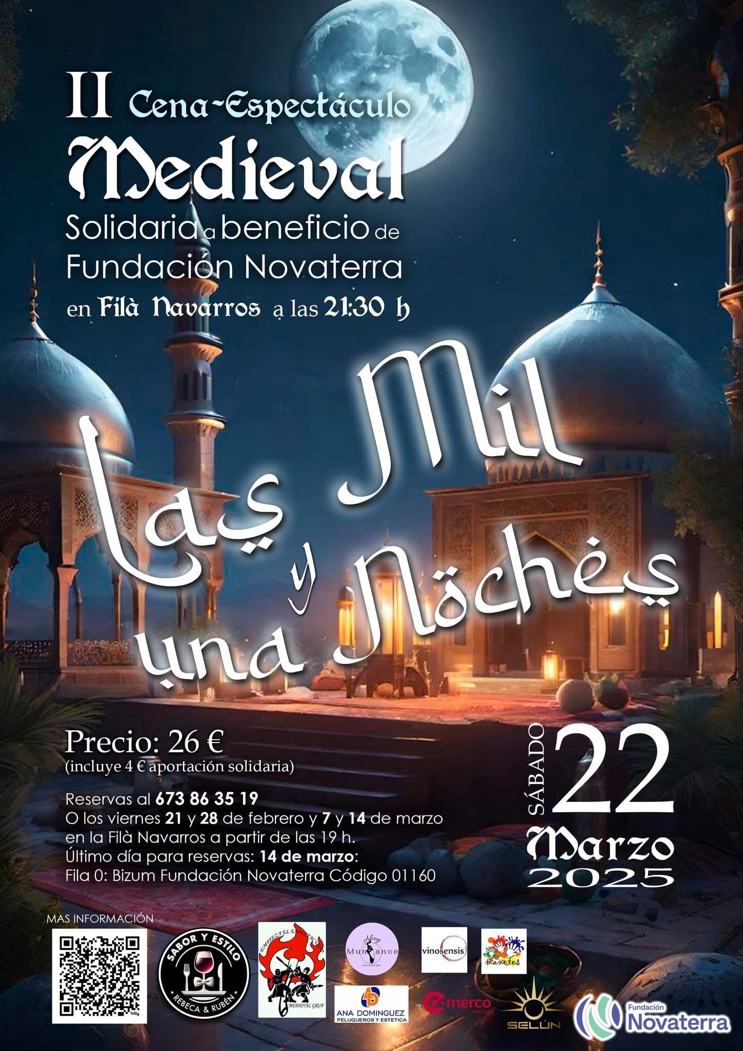 Cena-Espectáculo: «Las Mil y Una Noches»