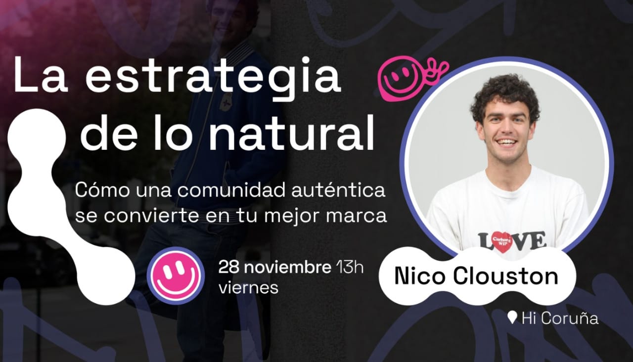 Nico Clouston habla en Hi Coruña sobre cómo crear una marca en redes sociales