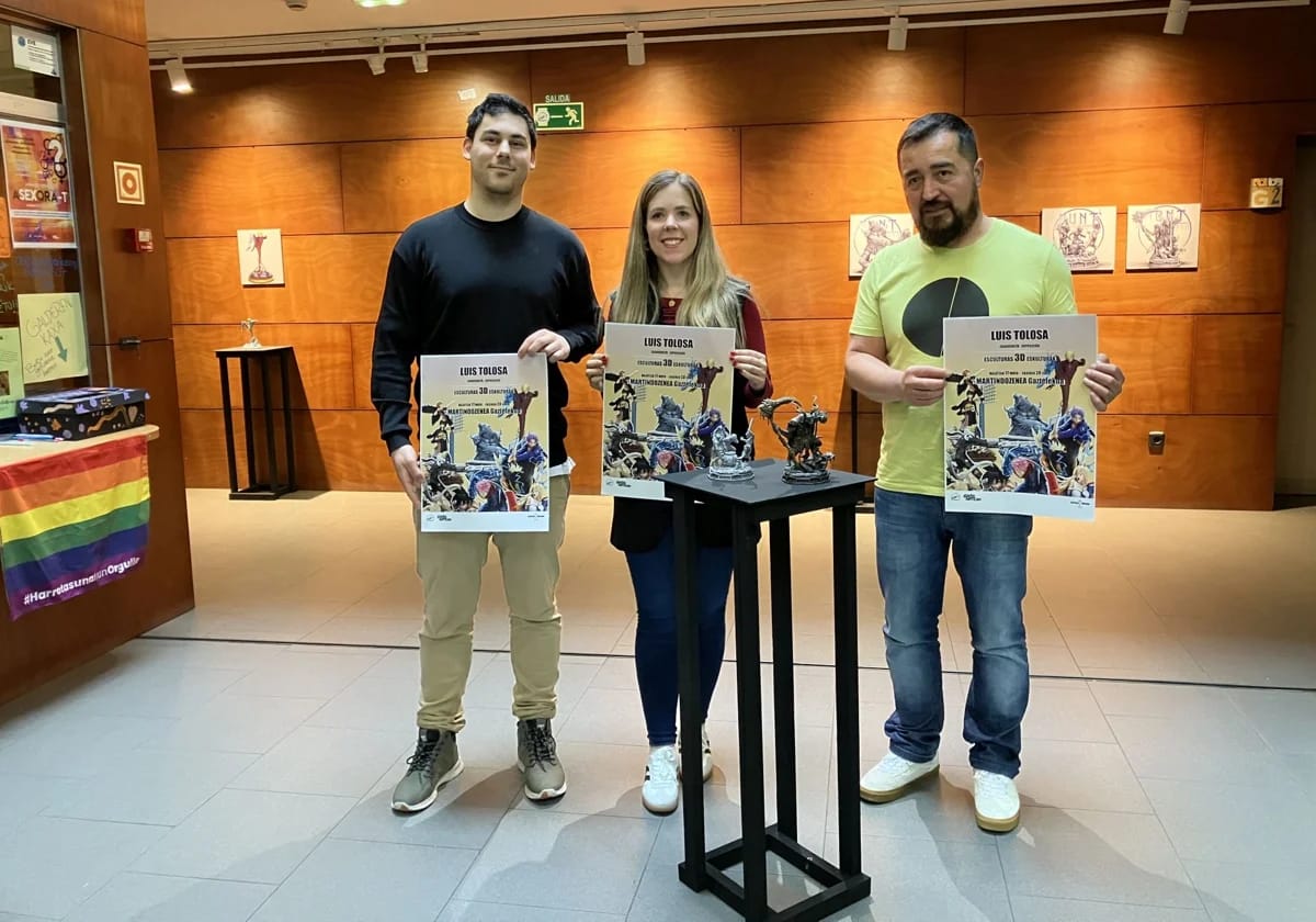Exposición con figuras en 3D