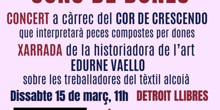 «Sons de dones» Cor Crescendo y Edurne Vaello