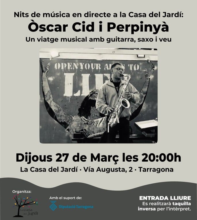Òscar Cid i Perpinyà en concert