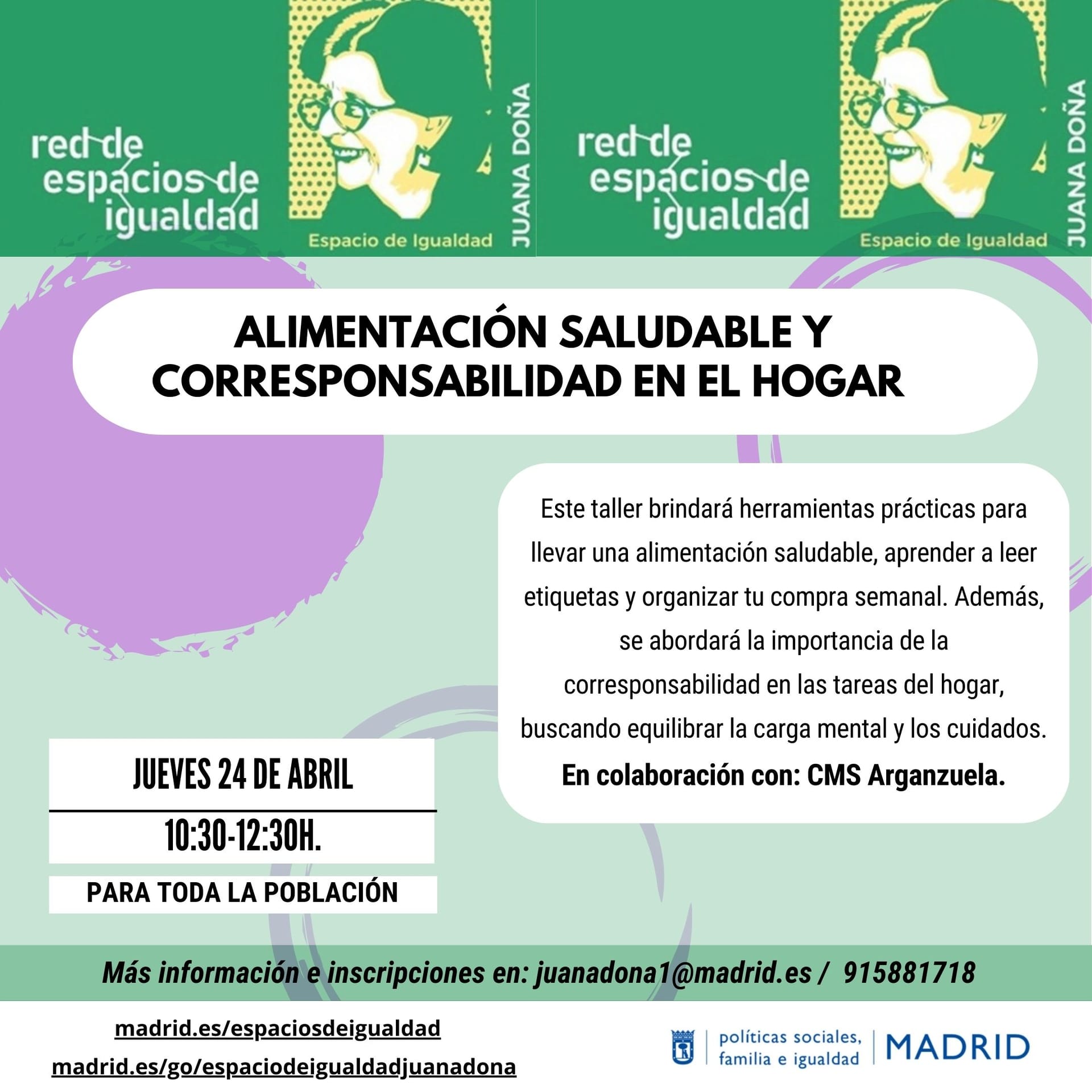 Alimentación saludable y corresponsabilidad en el hogar