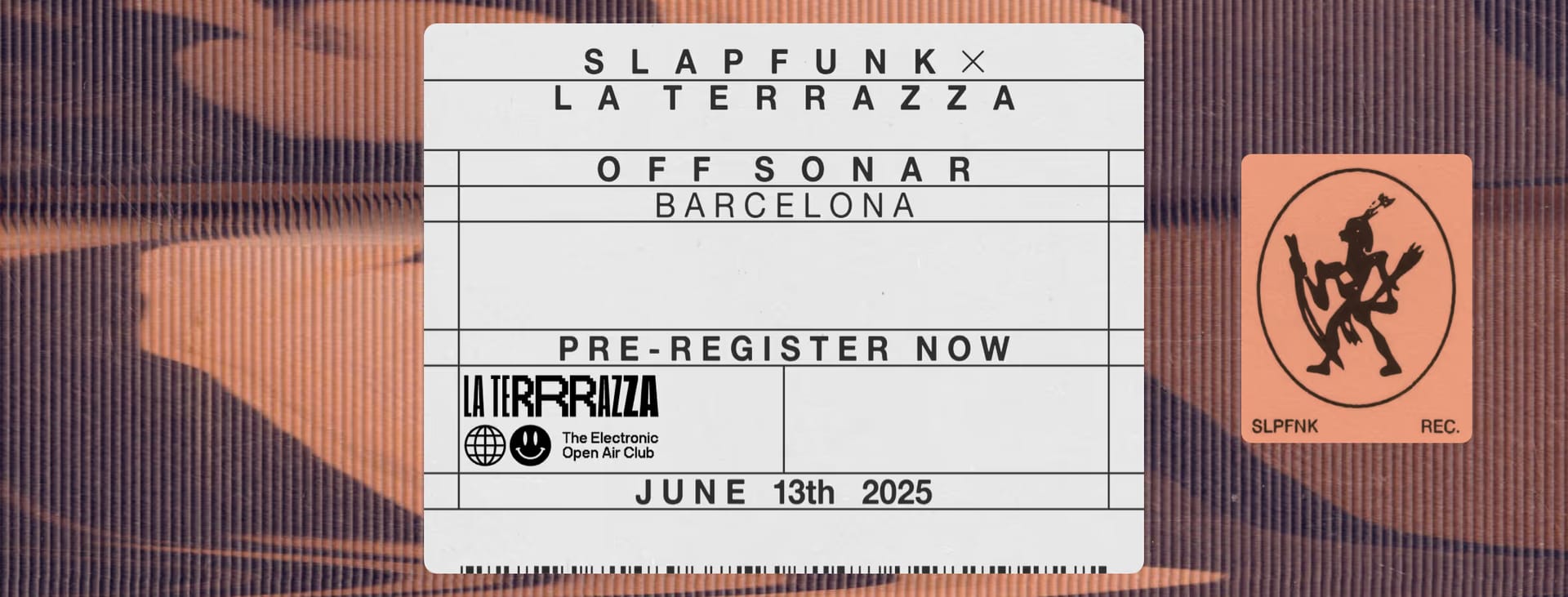 SlapFunk x La Terrrazza | OFF BCN