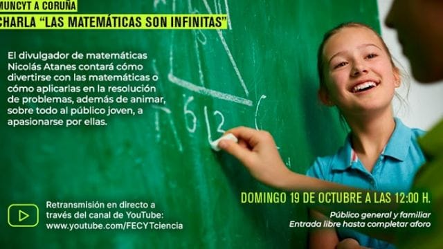 Charla de Nicolán Atanes 'Las matemáticas son infinitas'