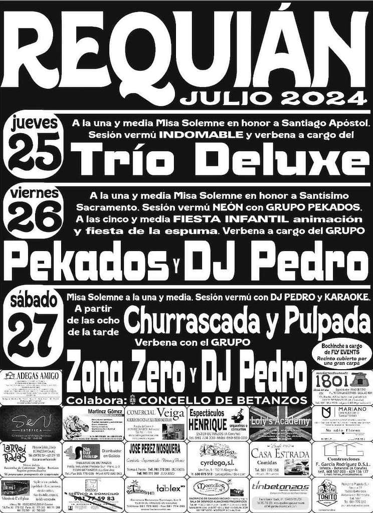 Fiestas de Santiago Apóstolo de Requián