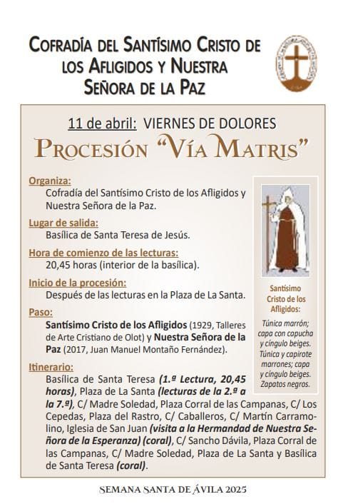 Semana Santa 2025. Procesión Vía Matris