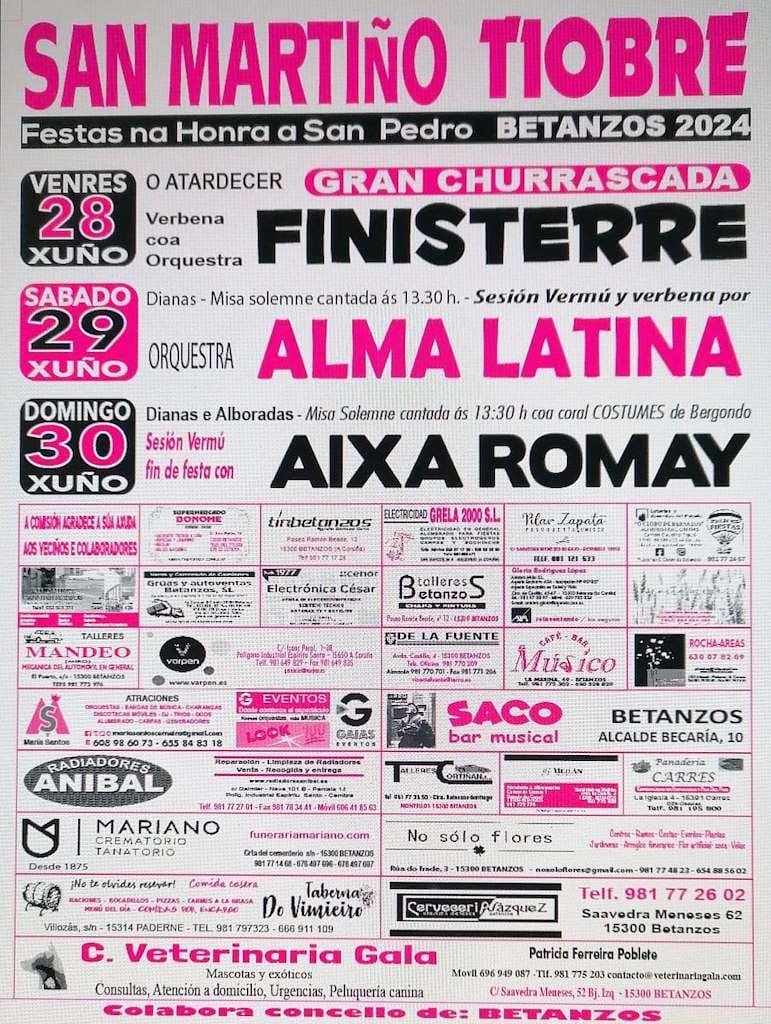 Fiestas de San Pedro de San Martiño de Tiobre