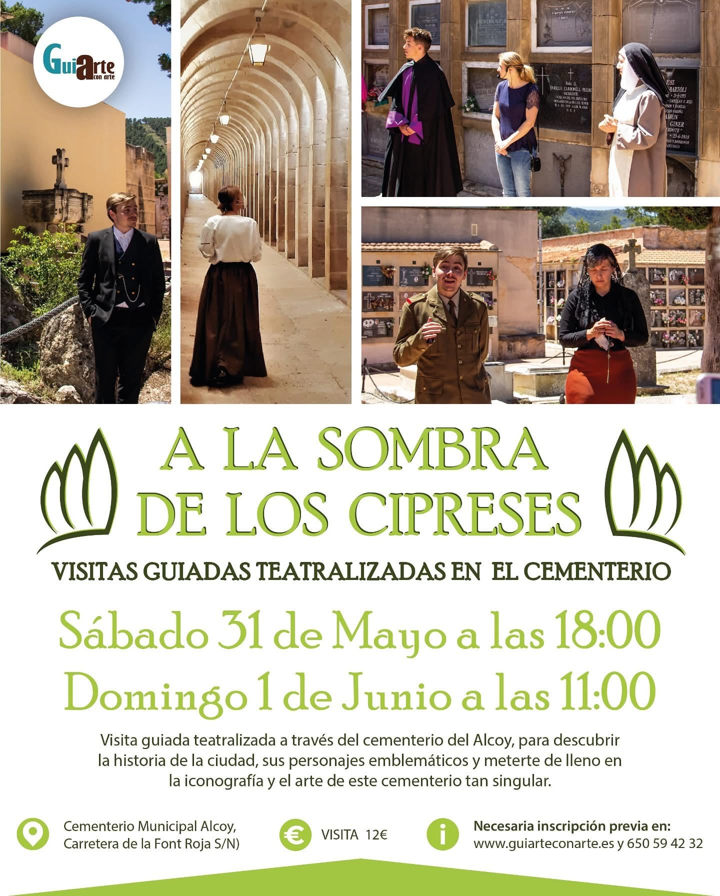 Visita guiada teatralizada: «A la sombra de los cipreses»