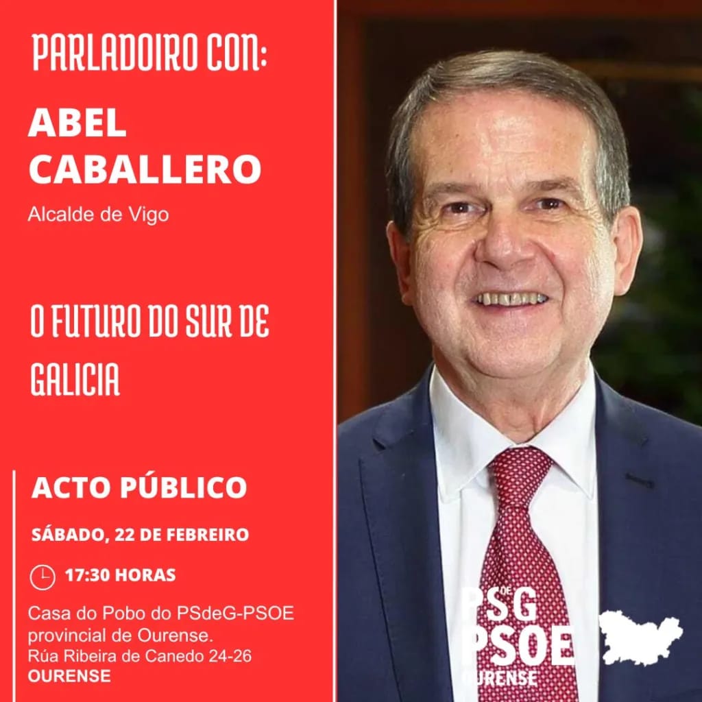 Encuentro abierto: Abel Caballero debatirá sobre el futuro del sur de Galicia