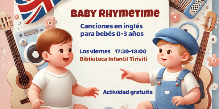 Taller: «Baby Rhymetime» canciones infantiles en inglés