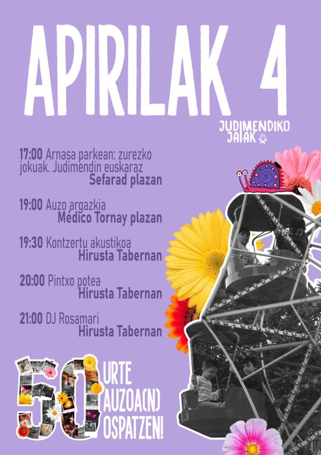 50 aniversario de fiestas de Judimendi