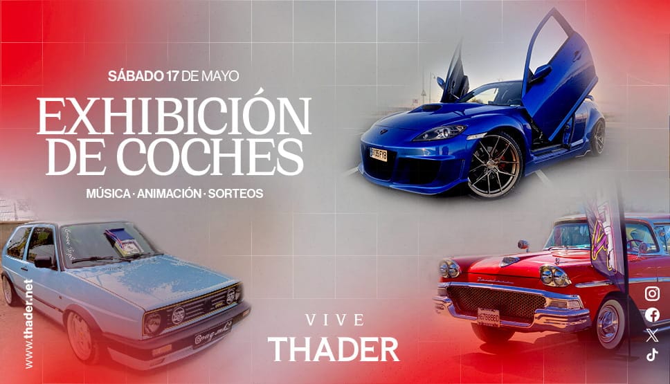 Exhibición de coches en CC Thader