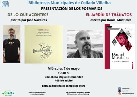 Presentación de los poemarios "De lo que acontece" y "El jardín de Thánatos"