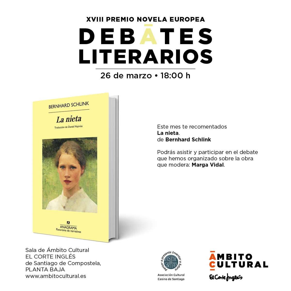 Debate literario sobre ‘La nieta’ de Bernhard Schlink