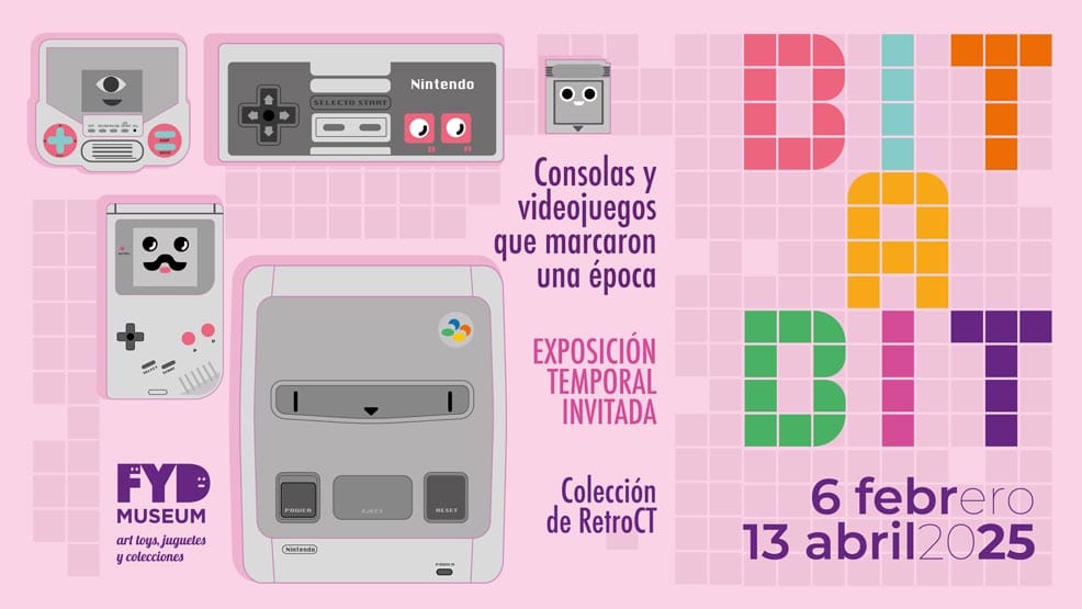 Exposición Bit a bit. Consolas y videojuegos que marcaron una época