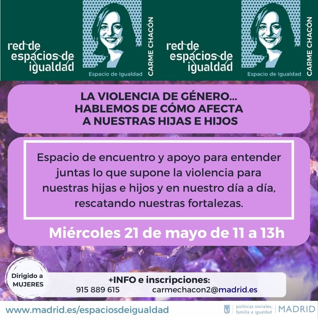 La violencia de género... hablemos de cómo afecta a nuestras hijas e hijos