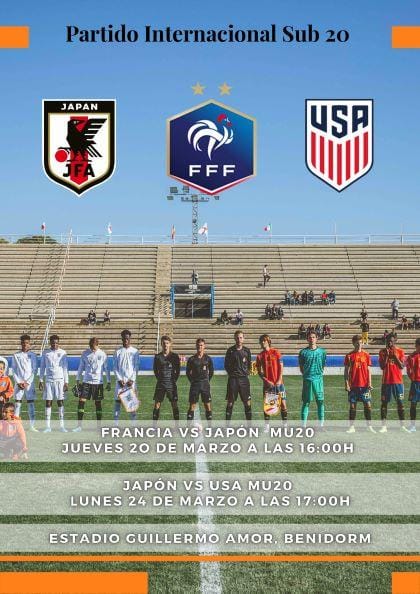 Partidos Amistosos Selecciones Internacional Sub20