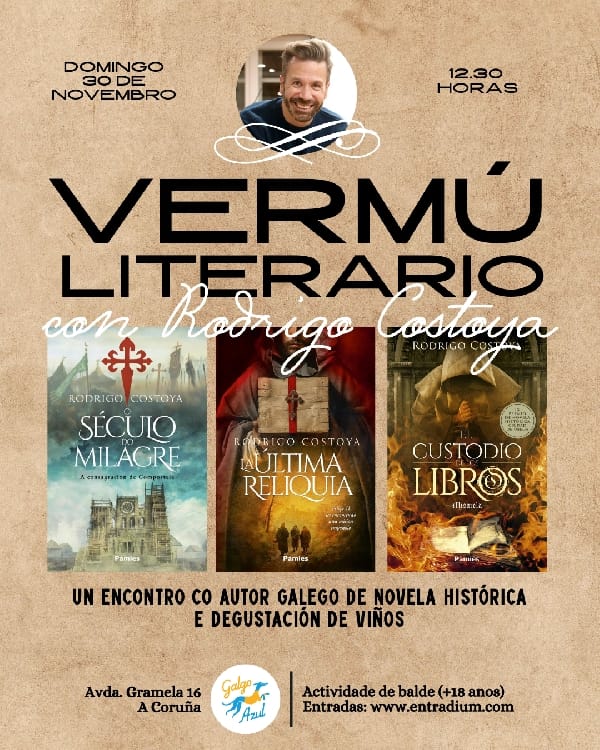 Vermú literario con Rodrigo Costoya