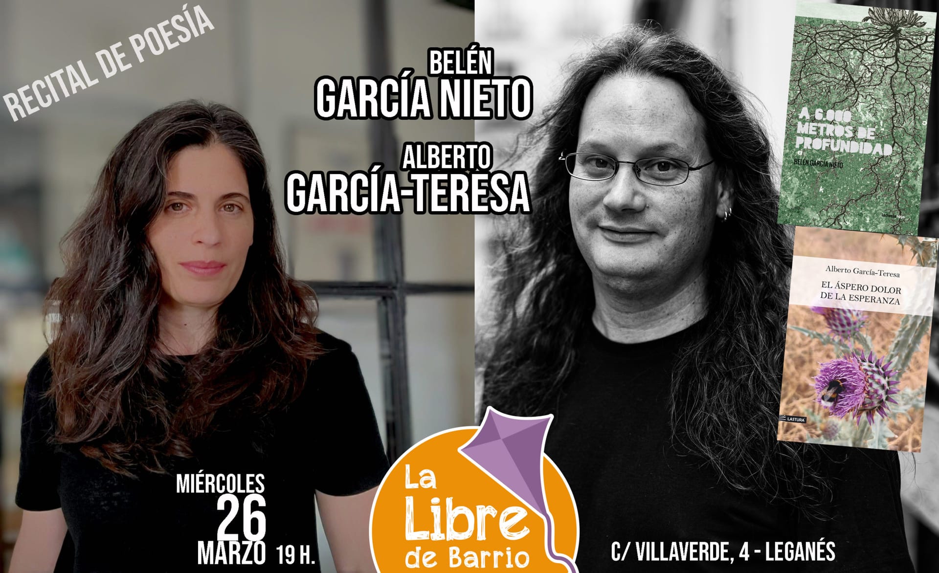 Recital de Poesía en La Libre de Barrio