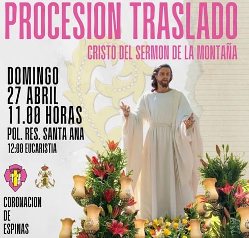 Traslado del Cristo del Sermón a Santa Ana
