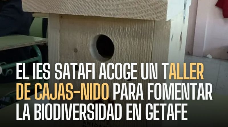 Taller de cajas-nido para fomentar la biodiversidad