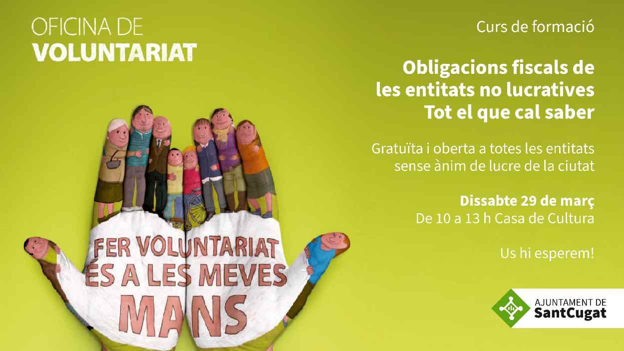 Curs de formació: 'Obligacions fiscals de les entitats no lucratives. Tot el que cal saber'