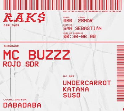Rak$: MC Buzz + Rojo SDR + Undecarrot + Katana + Suso